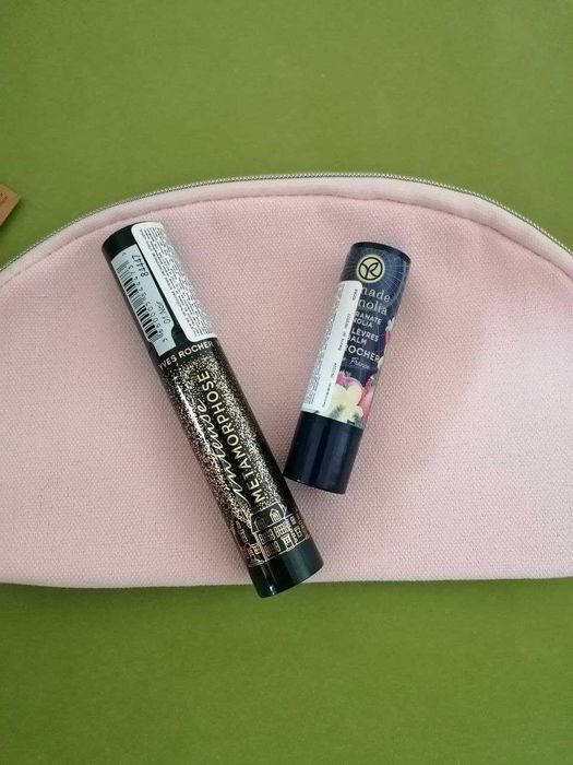 Подарочный набор Yves Rocher Ів Роше Тушь Бальзам Гранат Косметичка Ив