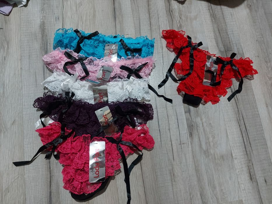 Majtki stringi,zestaw majtek,zestaw stringów,