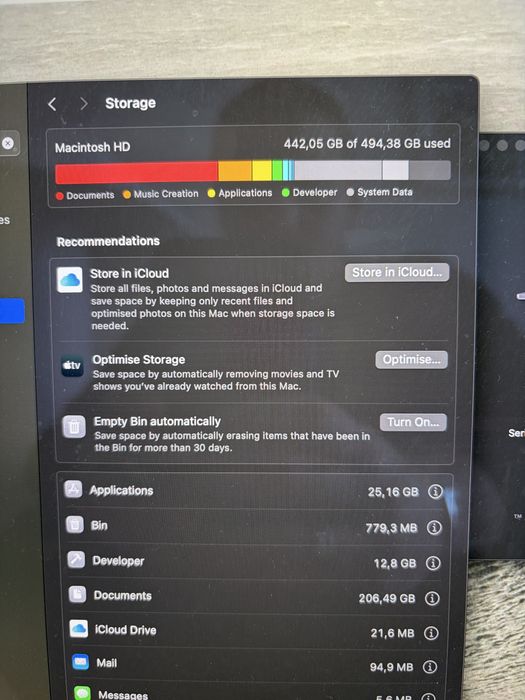 Macbook Pro 16” 2023 M2 32gb ram 512GB