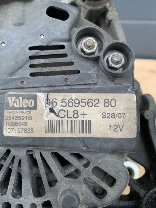 Alternator Peugeot 207 Citroen C4 1.4 16V 9656.956280 CL8+