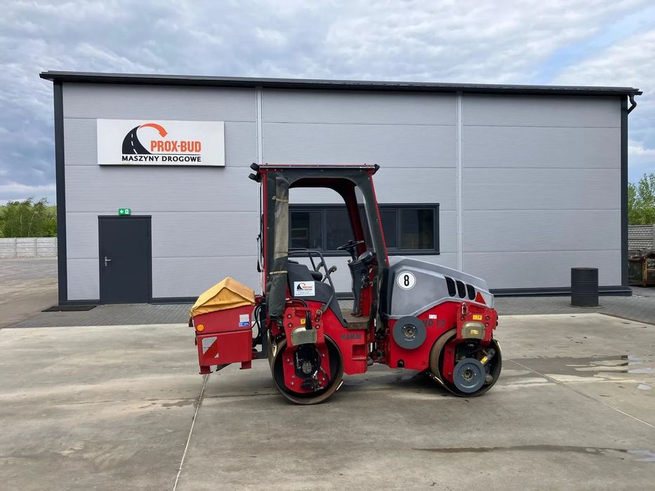 Hamm HD 12 VV  Kabina 2 x obcinak rozsypywacz / Prox-Bud