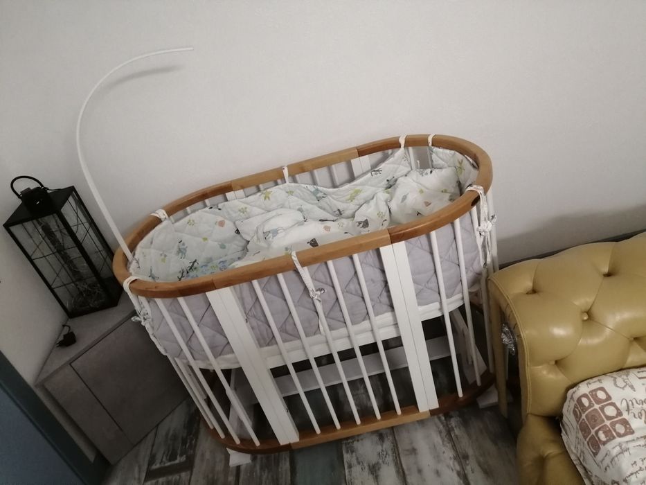 Ліжечко-трансформер  "Ovalbed"