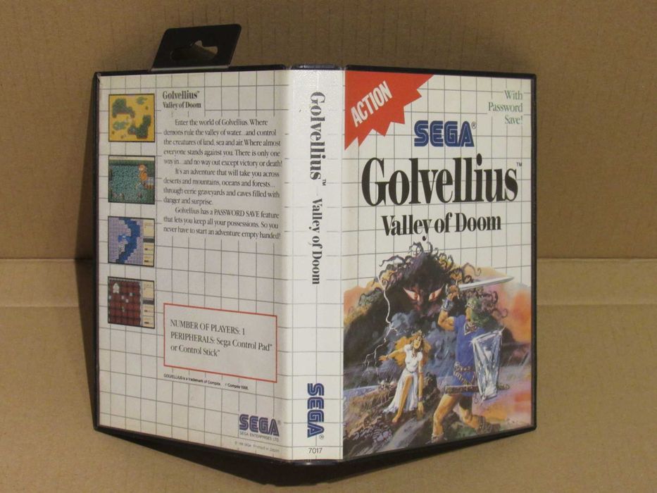 Jogo Sega Master System Golvellius Valley of Doom