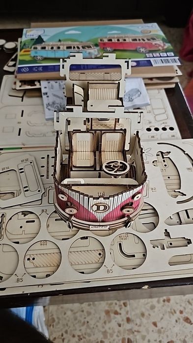 Puzzle 3d drewniane