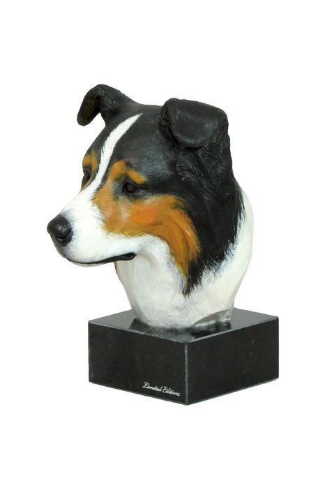 Border Collie ręcznie pomalowana statuetka Art-Dog