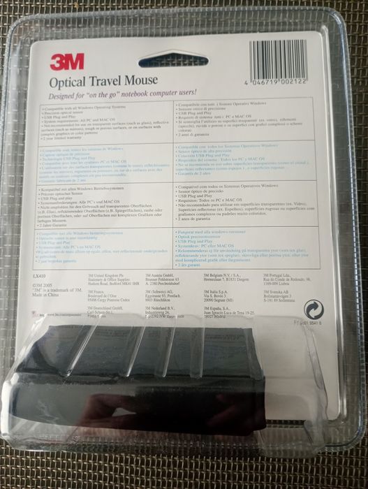 Mini myszka optyczna  podróżna