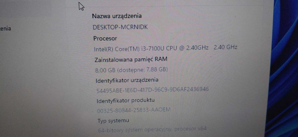Lenovo ThinkPad L470 intel i3 7gen