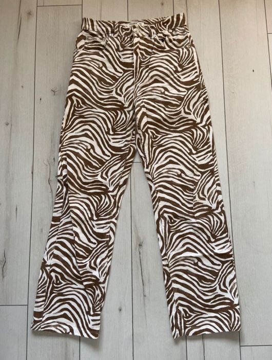 Spodnie we zwór zebry