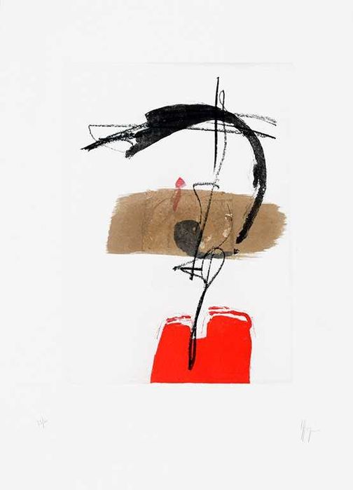 Serigrafia "S/ título" de Dominique Coffignier