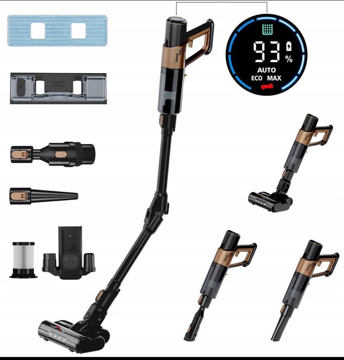 Bezprzewodowy Odkurzacz Pionowy Mopujący VOKSAR S11 PRO + MOP 100min