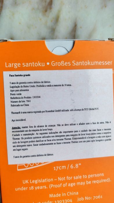 Faca santoku(nova)