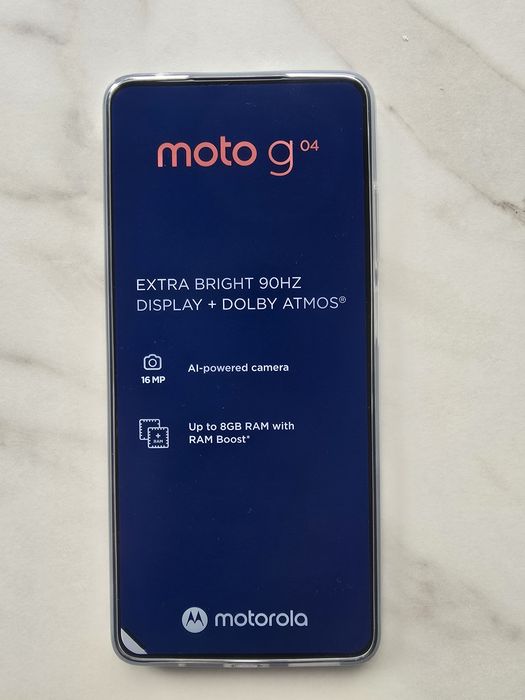 Smartfon Motorola moto g04 8/128GB 6,56" 90Hz 16Mpix Niebieski