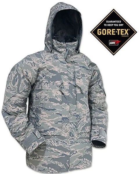 Куртка парка APECS US Air Force Tiger Stripe (оригінал) Дощовик