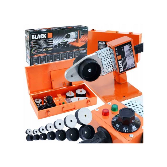 Zgrzewarka Do Rur Mocna  Black Pp Pcv 7 Matryc 16-63