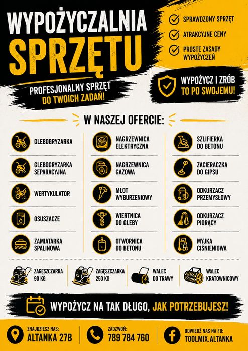 Koparka łańcuchowa wynajem + możliwa usługa