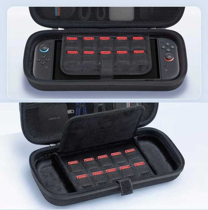 Przenośne Etui JSAUX do Nintendo Switch 2 Czarne Mega Carry Case