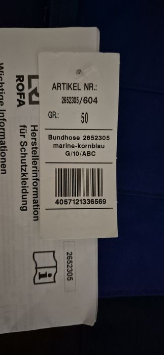 Spodnie robocze Rofa