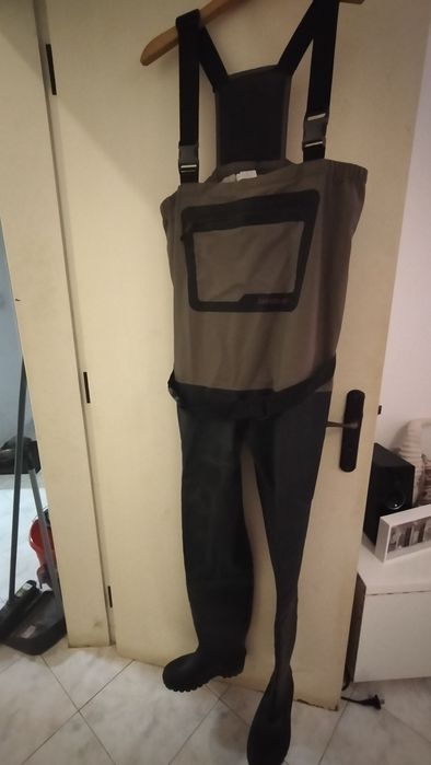 Waders de pesca 500 em PVC respiráveis