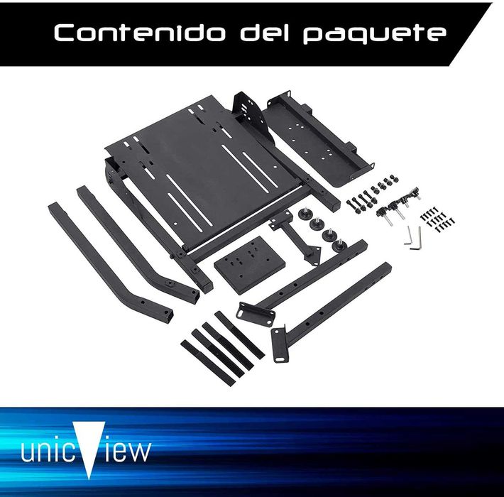 Suporte Gaming P/ Volante+Pedais+Caixa Univ. /Logitech G27, G29, G920