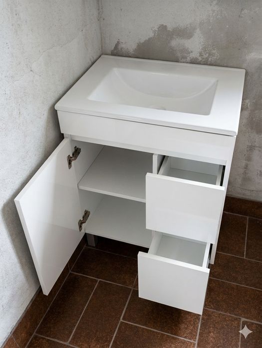 Móvel de Lavatório Branco