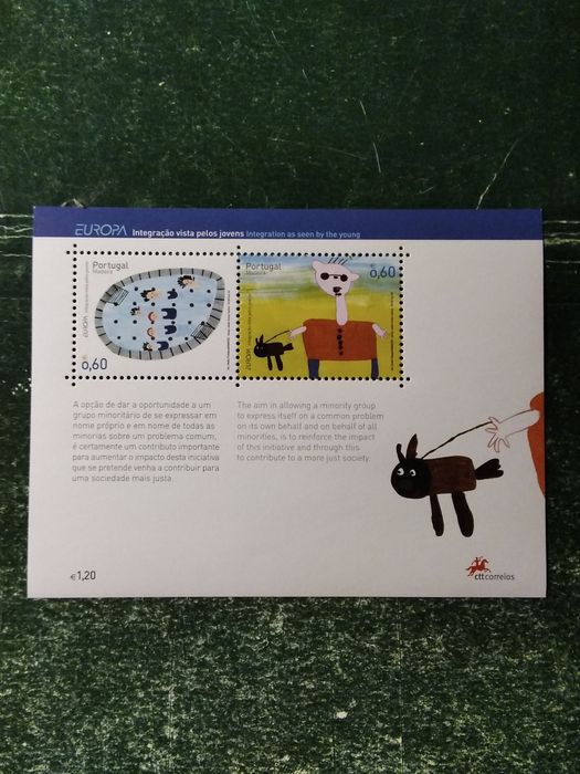 2006 Bloco Europa Integração Vista Pelos Jovens MNH **