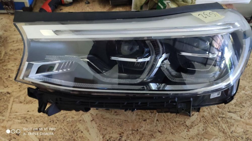 farol esquerdo full Led Adaptativ BMW G32 série 6 GT