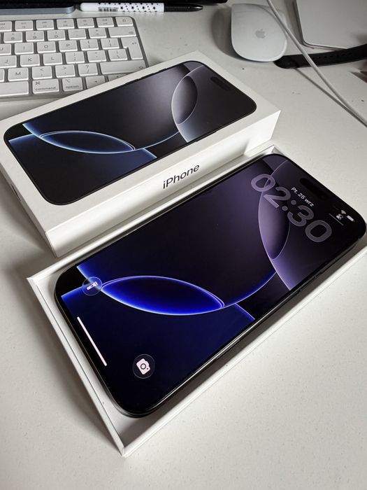 Bateria 100% iPhone 16 Pro Max 256gb Black Titanium