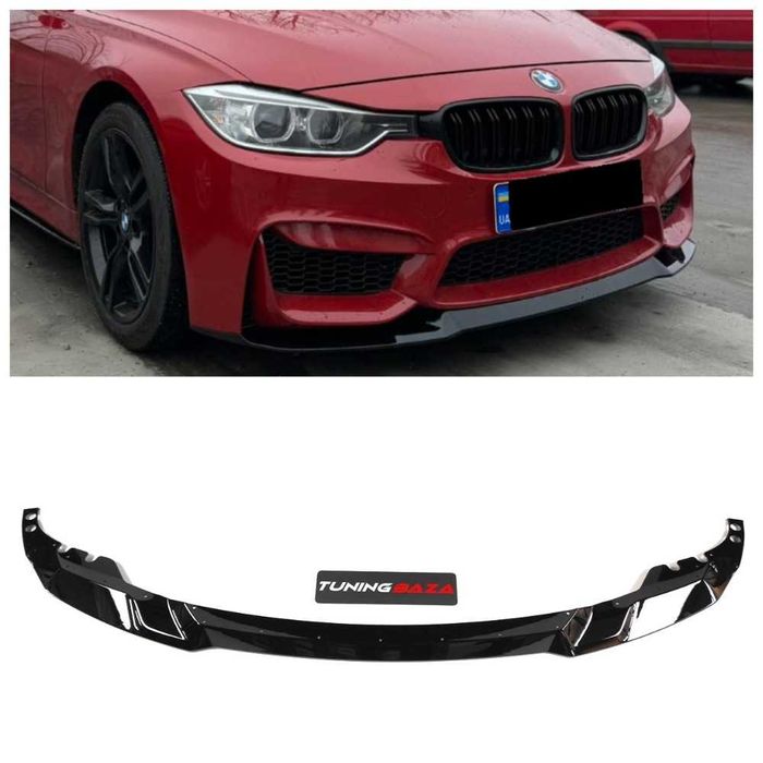Сплітер (накладка) переднього бампера BMW F30/F31 М3 губа