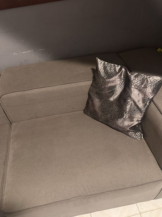 Sofa modular cinzento negociavel