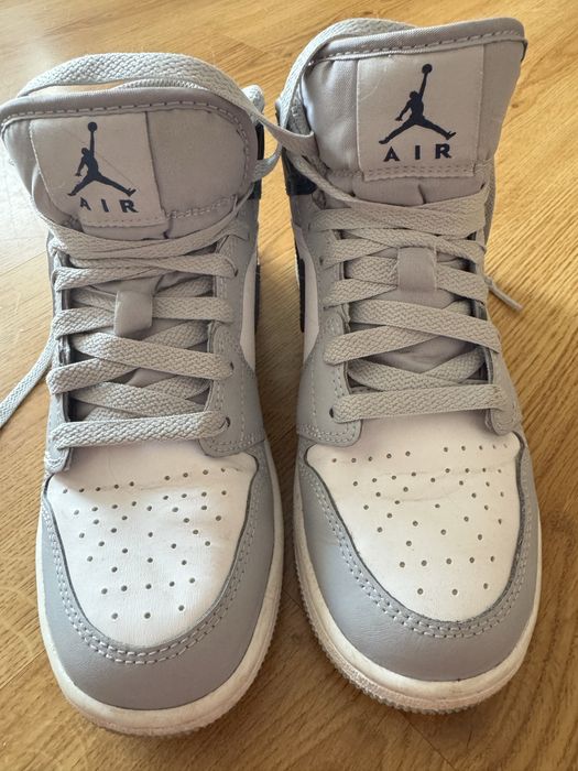 NIKE AIR JORDAN 1 UNISEX - Sneakersy wysokie szare