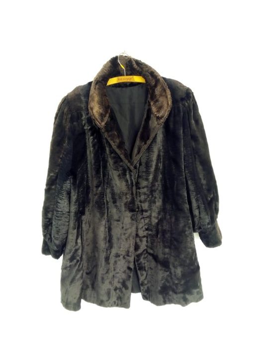 Casaco de pêlo de coelho autêntico marca DASCO Vintage