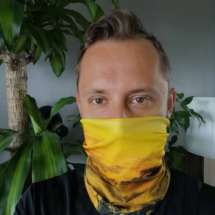 Komin Bandana Wschód słońca prezent / Życie w podróży