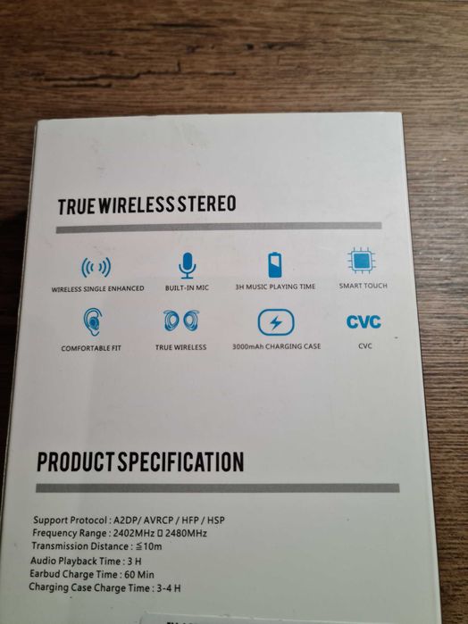 Nowe słuchawki ANTIMI S8 Plus.