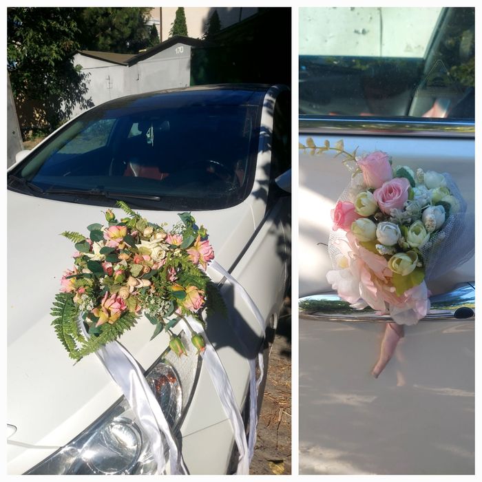 Свадебные украшения для авто