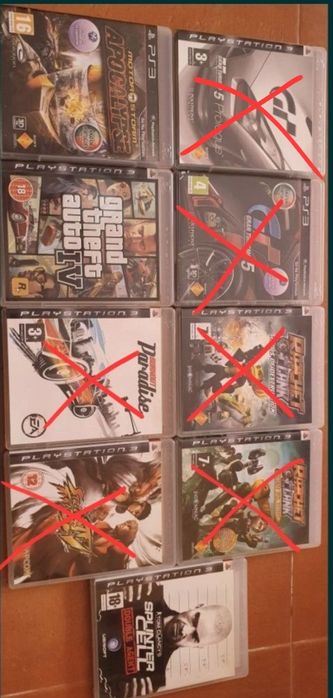 Vendo vários Jogos PS3