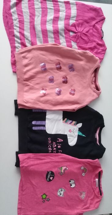 Bluzki na długi rękaw 116