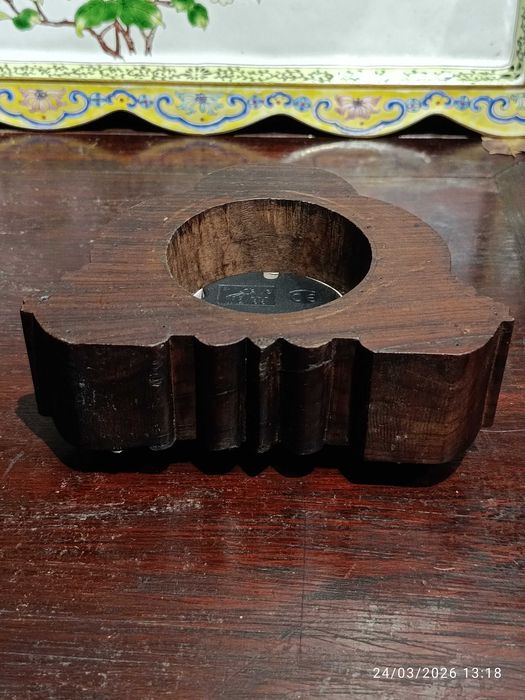 Relógio Pau-Santo Prata Portuguesa Contrastada 13 cm