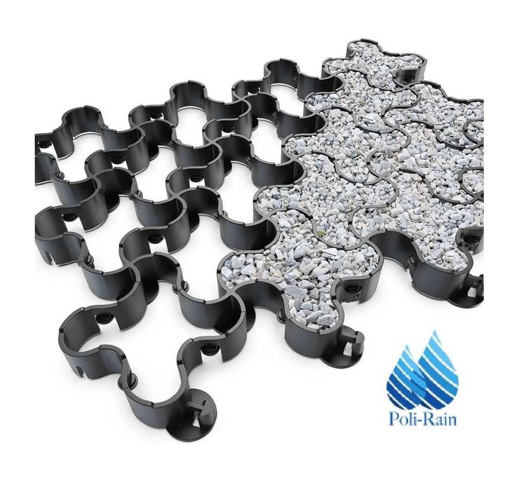 Krata parkingowa Ekokrata H50 mm - CZARNA 52x68,6cm