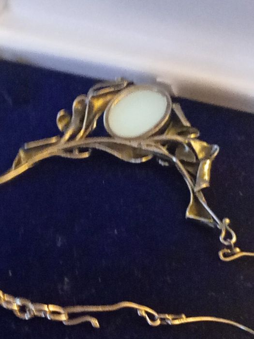 Okazała kolia ze srebra cena ost.