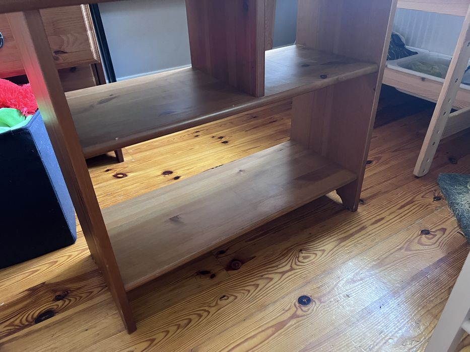 Stolik / Sideboard IKEA LEKSVIK – lite drewno