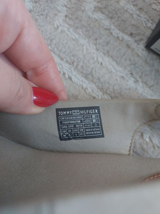 Espadryle Tommy Hilfiger  40