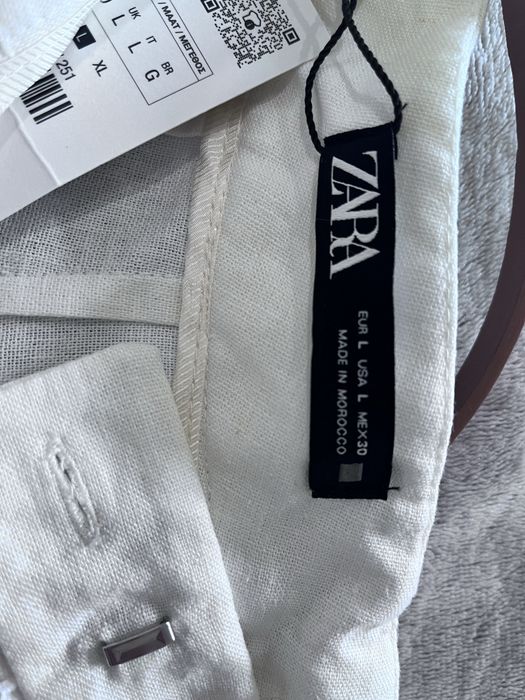 Штани літні лляні  розмір Л  Zara