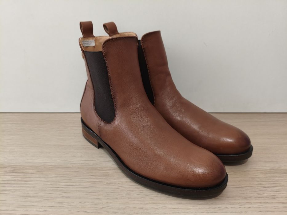 Buty Lloyd botki skórzane damskie brązowe modne 38 24,5cm