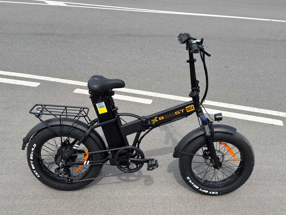 Електровелосипед X-BOOST SO1 (18 ампер | 650 Ват), Фетбайк на широких колесах+Гідравлічні гальма
