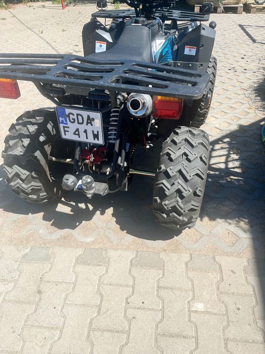 Quad 250 zarejestrowany