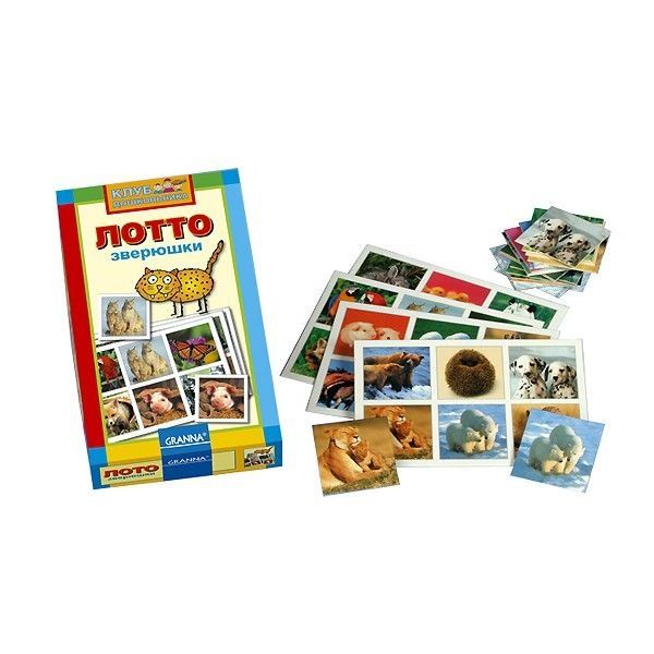 Настольная игра Лото Зверюшки Granna