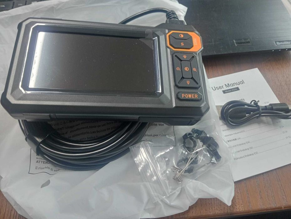 Endoscópio Industrial Digital ES04 – Cabo 5m HD – Novo na Caixa