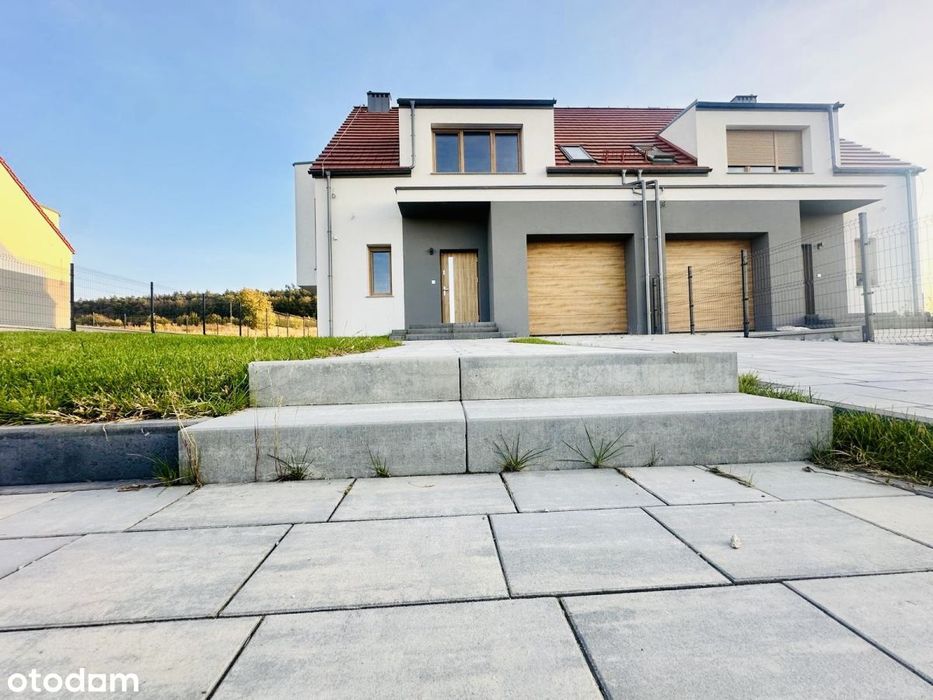 Nowy dom 122 m² z pompą ciepła i garażem – Sobótka