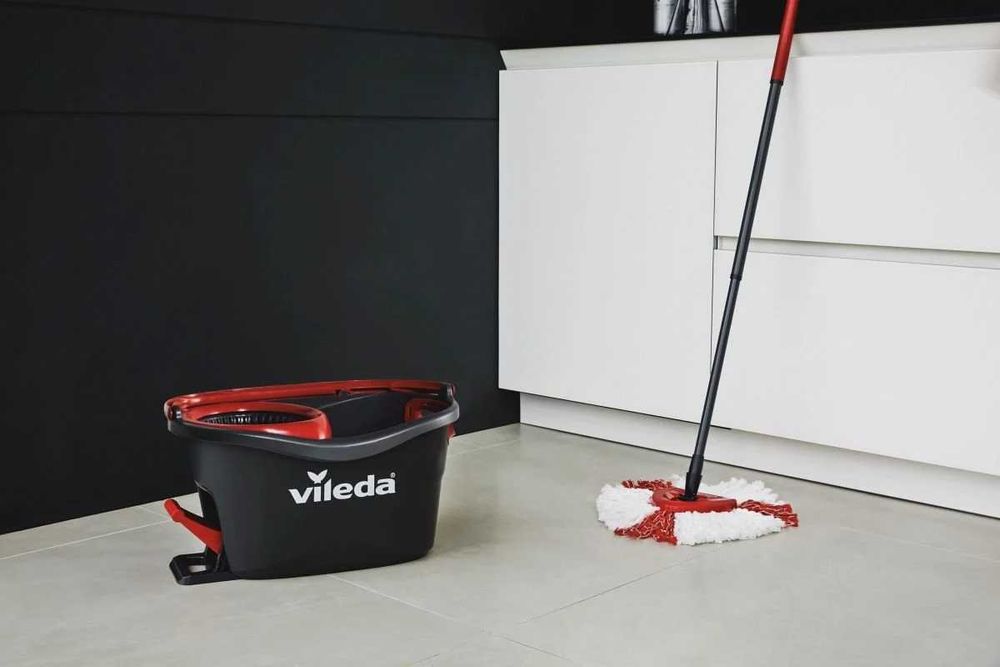 VILEDA TURBO Easy Wring Clean Mop obrotowy z wiadrem + wkład 2w1