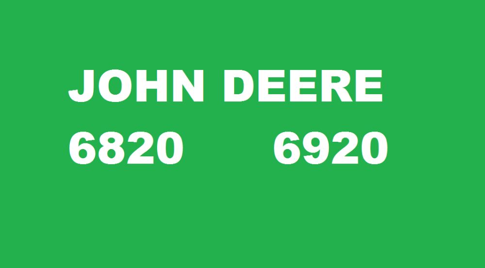 John Deere 6820 i 6920 instrukcja serwisowa, napraw po Polsku!